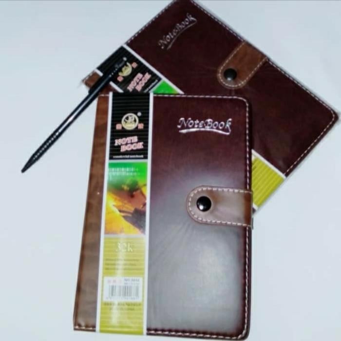 

buku agenda 32k cover kulit/ buku notebook 32k cover kulit