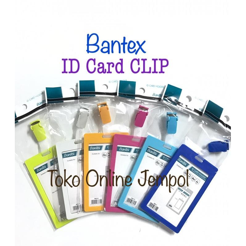

ID Card Holder CLIP Bantex Tempat Kartu Pengenal Name Tag ATK1171BX