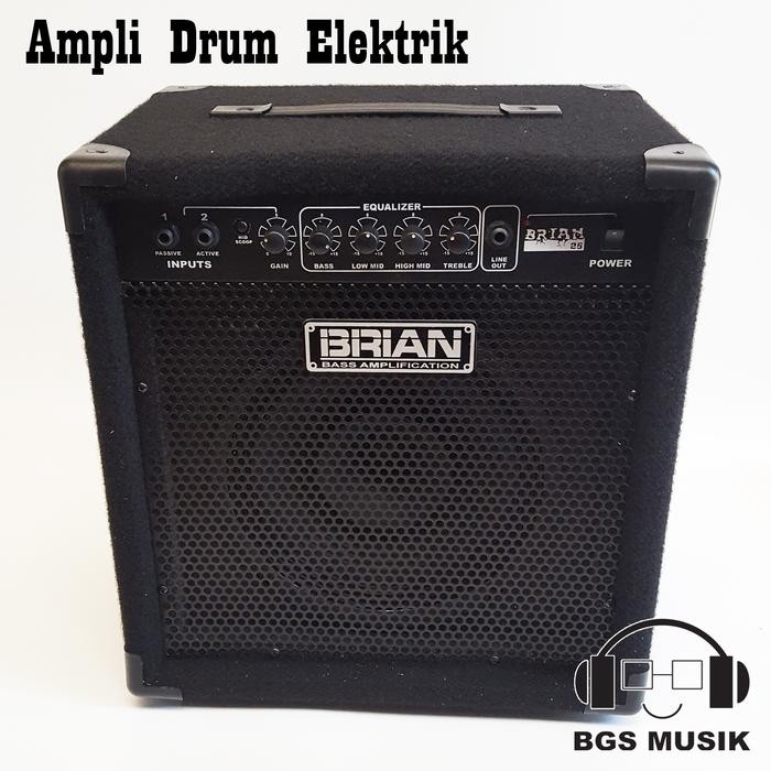 Ampli Drum Elektrik Original Brian 10inc - Sound Drum Elektrik