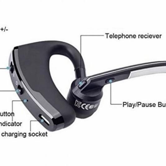 HEADSET BLUETOOTH HT EARPIECE EARPHONE WIRELES HT WALKIE TALKIE