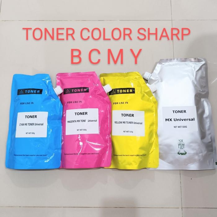 TONER FOTOCOPY SHARP COLOR WARNA REFILL ISI ULANG