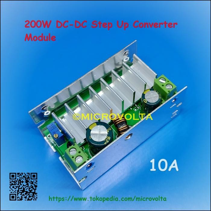 200W 10A DC-DC STEP UP BOOST CONVERTER