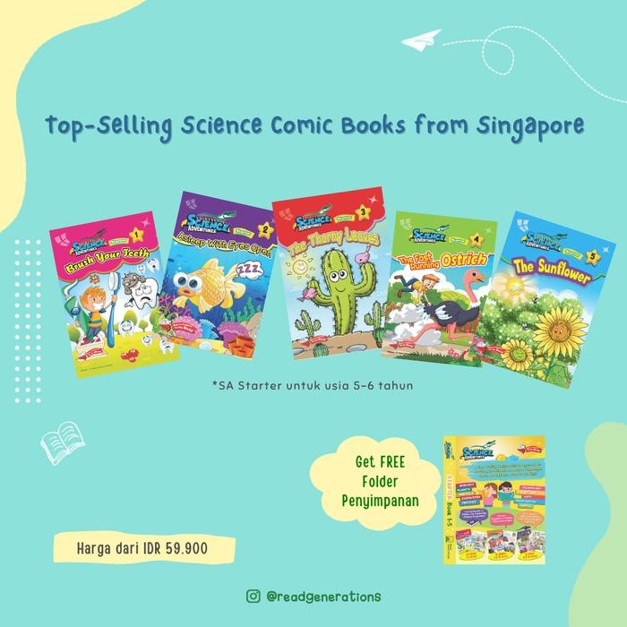 

SCIENCE ADVENTURES Starter (5-6 years old) - Vol. 1 (5 Books)