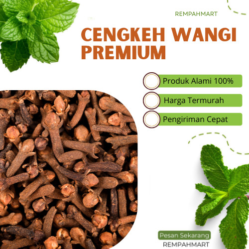 

100g Biji Cengkeh Utuh Bersih Alami / Bunga cengkeh Clovers Rempah Termurah Rempahmart