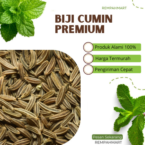 

100g Biji Cumin Harum / Rempah Cumin Jintan Putih Super Premium / Rempahmart