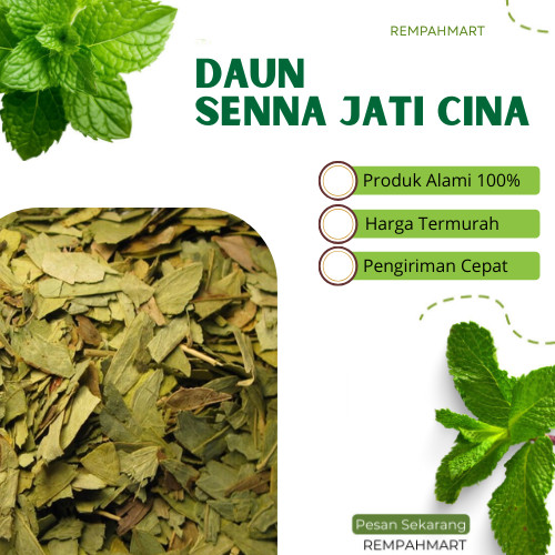 

1kg Daun Senna Cinna Premium / Daun Senna Alami Leaf Annafis Premium1 Kilogram Rempahmart