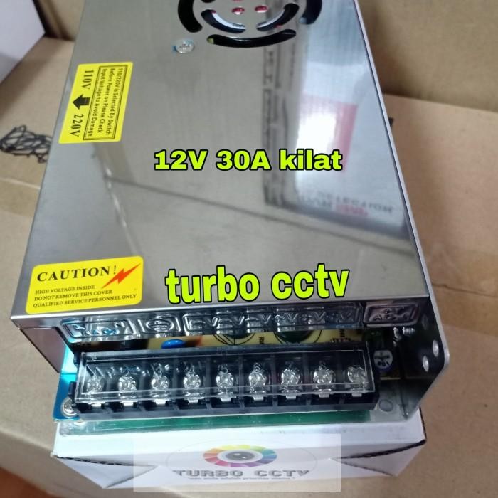POWER SUPPLY 12V 30A MURNI BARANG TERJAMIN  12 VOLT 30A