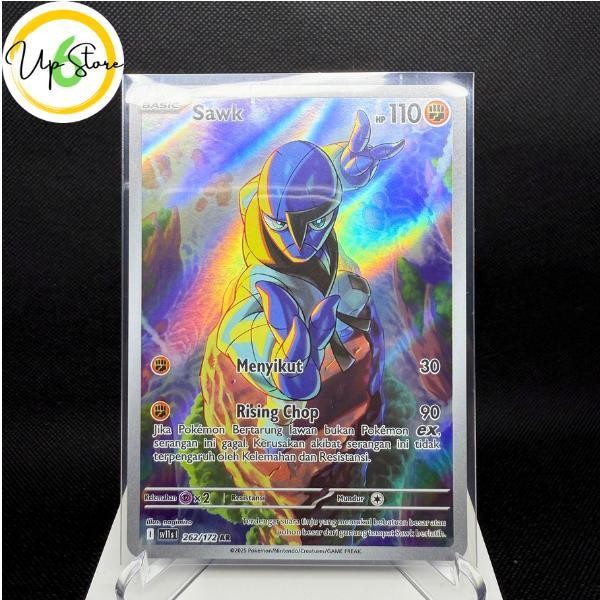 Sawk (AR) - 262/172 - Hitam & Putih (sv11s) - Kartu Pokemon Indonesia