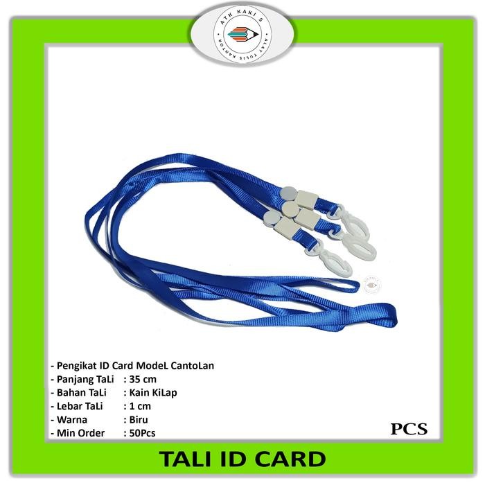 

Baru Tali ID Card 1cm Warna Biru Paket Grosir Murah Berkualitas