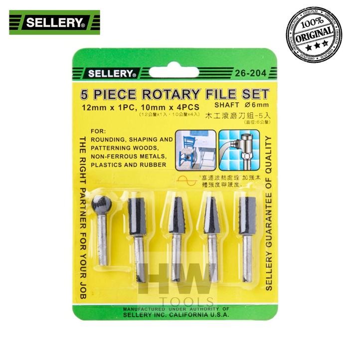 

Baru Rotary File Set Shaft 6mm 5 pcs - Alat Klem Putar Serbaguna