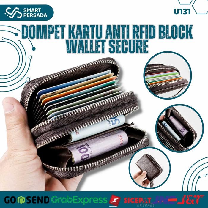 

Baru Card Holder Kulit Pria Wanita Anti RFID - Dompet Kartu ATM & Kredit