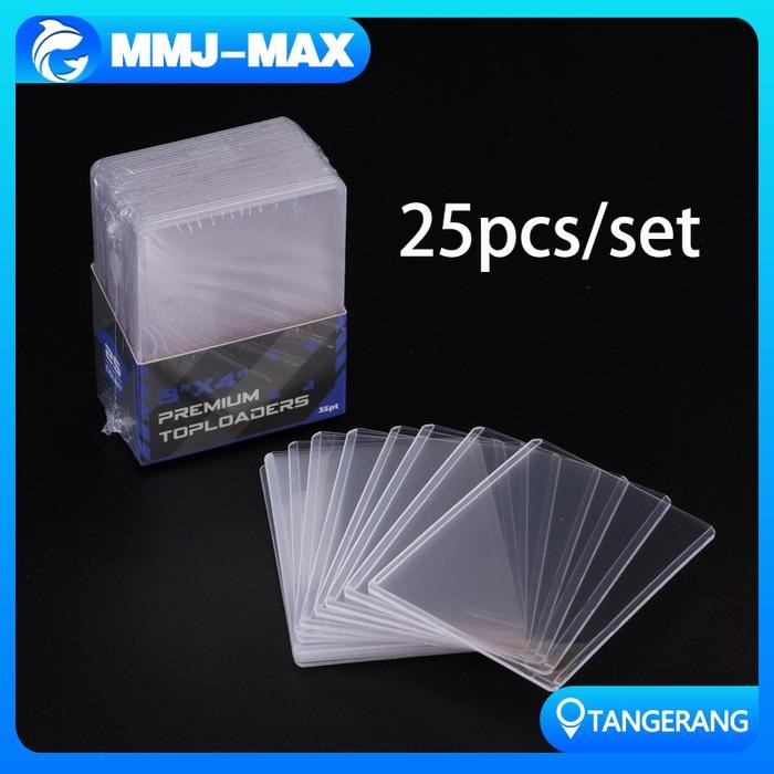 

Baru 25pcs Sultan Toploader Pelindung Kartu Trading 35 PT Anti Gores