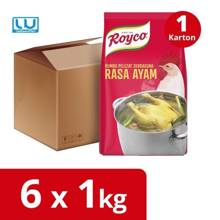 

ROYCO Rasa Ayam 1KG - 1 DUS ISI 6PCS