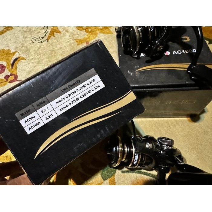 Reel Pancing Spinning Deukio Ac 800, 1000