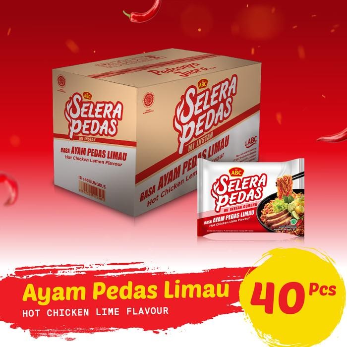 

Mie ABC Pack Selera Pedas Goreng Ayam Pedas Limau (1 Ctn)