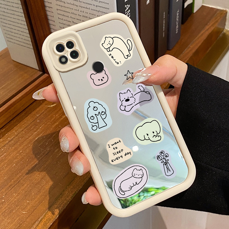 Casing Hp Xiaomi Redmi 9C Redmi 9C NFC Redmi 10A POCO C31 Case Casing menggambar anjing pola Kesing 
