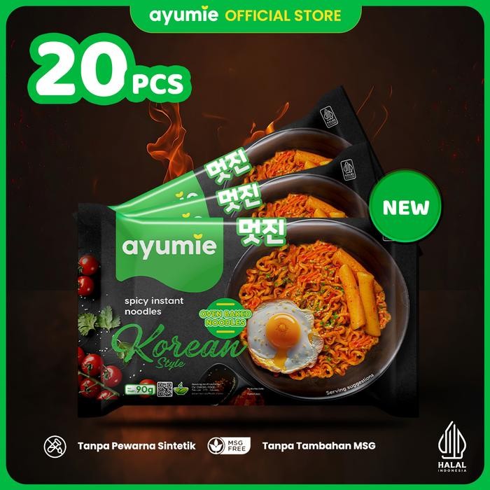 

AYUMIE MIE SEHAT KOREAN SPICY - ISI 20 PACK