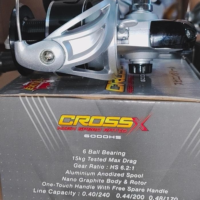 Reel Pancing Shikari Crossx Cross X 6000 High Speed Reel Laut