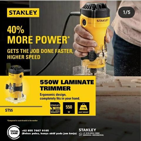 STANLEY ST55 LAMINATE TRIMMER / ALAT PROFIL KAYU STANLEY ST55