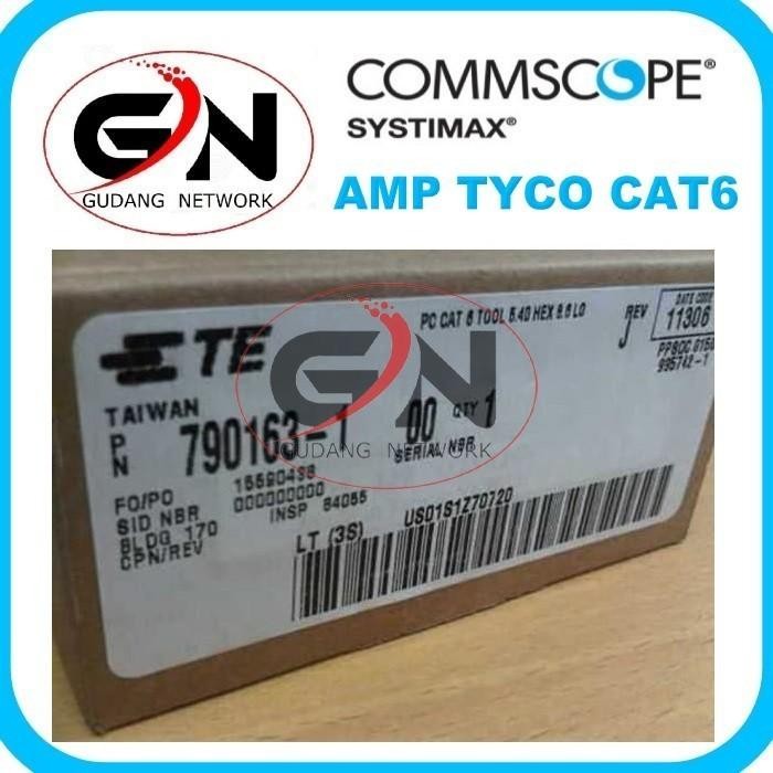 Spesial Amp / Tyco / Commscope Tang / Crimping Tool Rj45 Cat6 (Original )