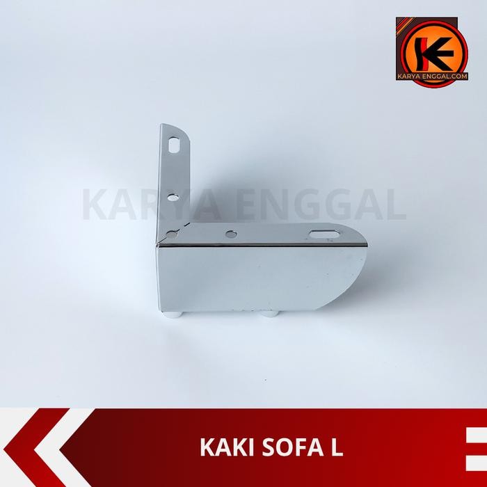 Kaki Sofa/Kaki Tempat Tidur/Kaki Lemari/Kaki Sofa Stainless Crome L