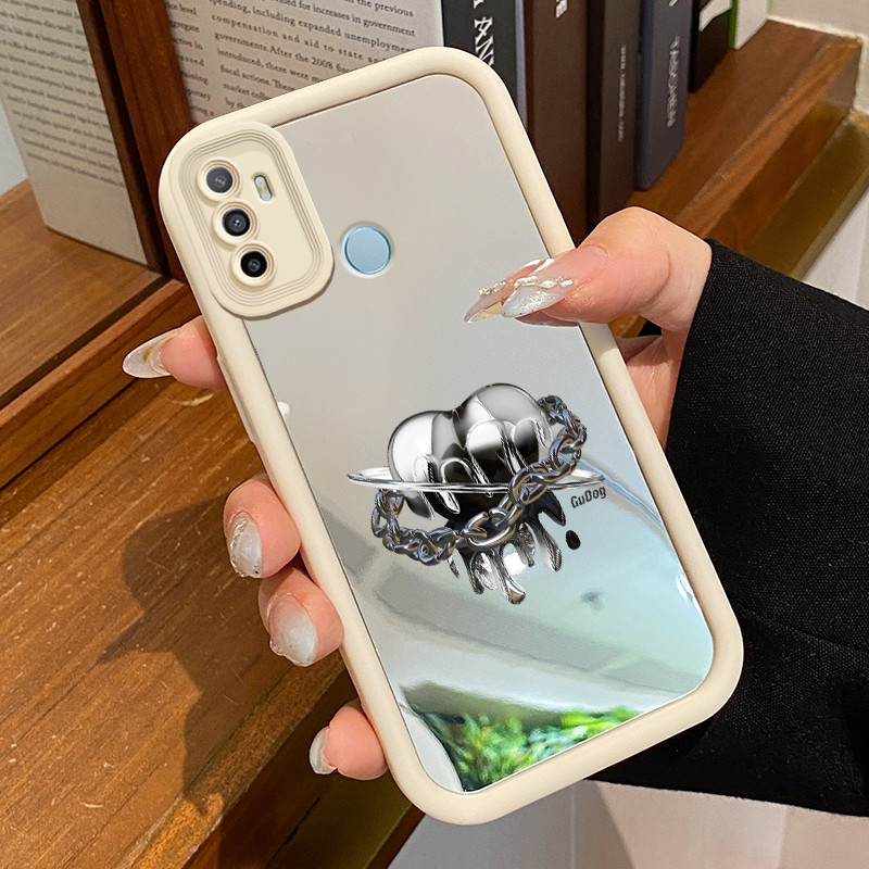 Casing Hp Untuk OPPO A53 2020 A33 2020 A53s A32 A11s Case Casing Cinta rantai pola Kesing HP Cesing 