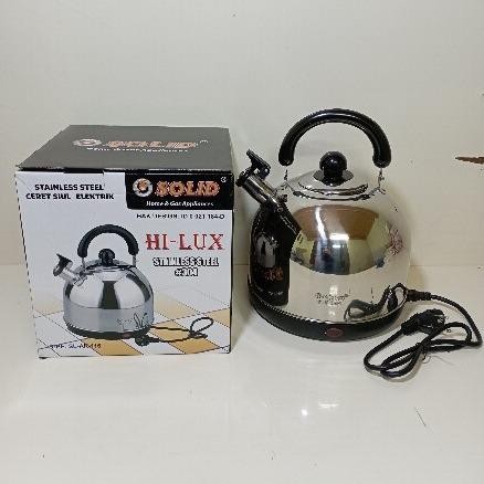 TEKO LISTRIK CERET PEMANAS AIR / KETTLE SOLID 5.5 LITER HI-LUX 304