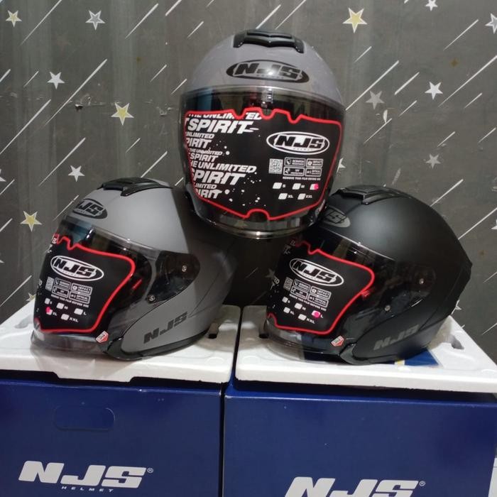 Helm Njs Kairoz Helm Half Face Asli Original Njs Kairoz Asli Njs