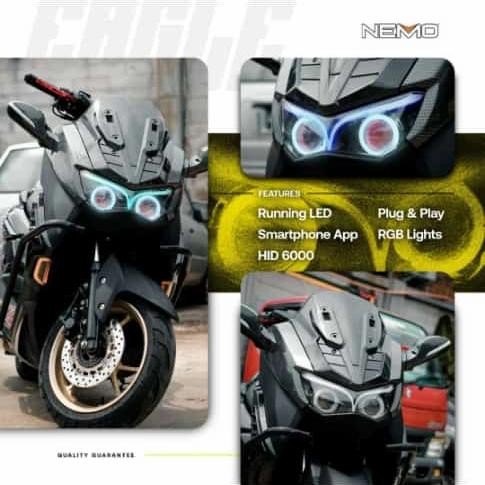 Refertor Projie Led 1 Set Yamaha New Nmax 2020 Merek Jpa Nemo