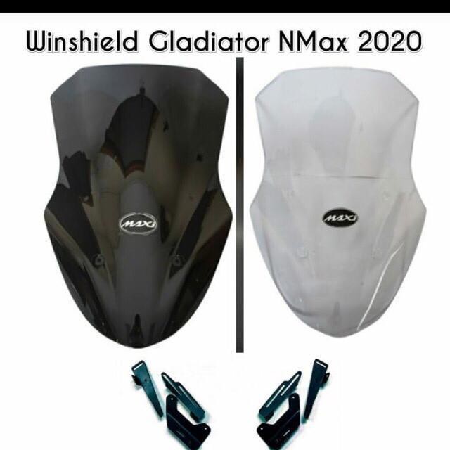 Windshield Gladiator New Yamaha Nmax 2020 Merek Nemo Plus Breket