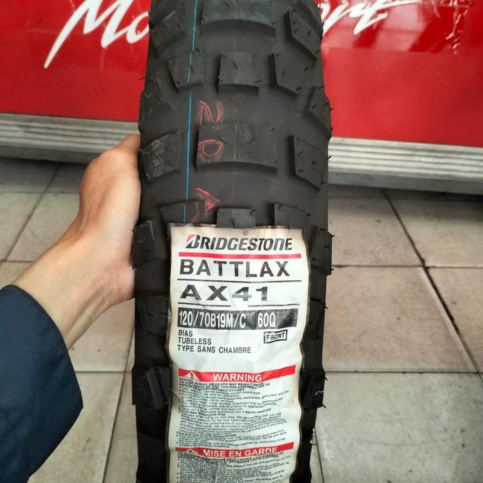 Ban Luar Bridgestone Battlax Ax41 Ukuran 120/70-19 Battlax Tubeless