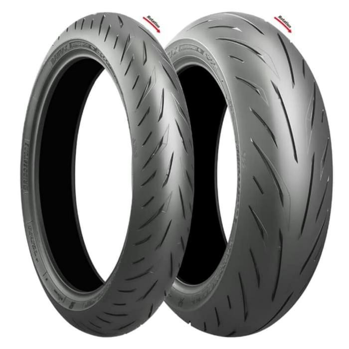 Paketan Ban Luar Battlax S22 Uk 120/70-17 & 190/50-17 Tubeless