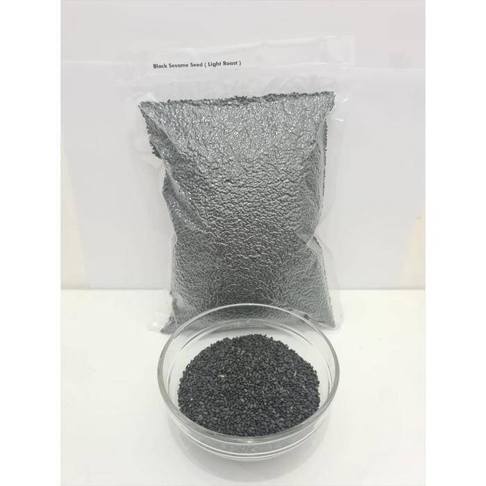 

Wijen Hitam Sangrai ( Black Sesame Seed Lightly Roasted ) - 1Kg Best Seller