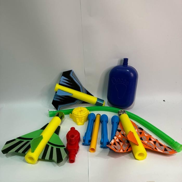 (Allthebest) rocket launcher toys mainan injak roket terbang stomp rocket