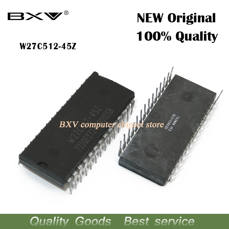 5 pcs/lot W27C512 W27C512-45Z W27C512-45 27C512 DIP28 IC new and original ic