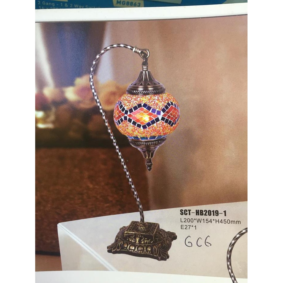 Lampu turki / lampu arab / lampu meja / lampu antik / lampu hias