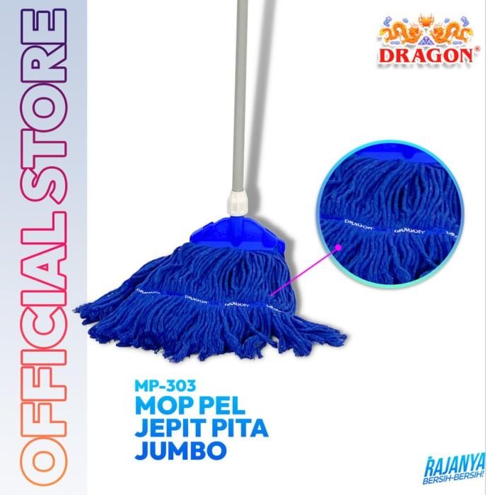 ALAT PEL JEPIT JUMBO DRAGON PEL LANTAI KAIN PEL PEMBERSIH RUMAH KANTOR