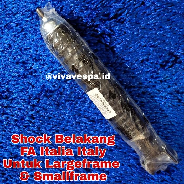 Shock Belakang FA italia Hitam utk Vespa Largeframe Smallframe