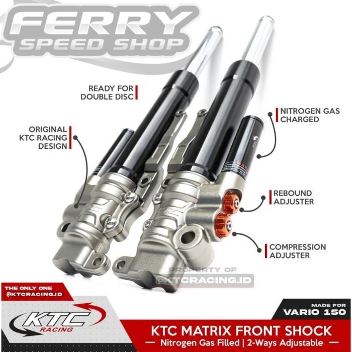 Shock Depan Ktc Matrix Vario 150 & 125 Beat Scopy Genio Vario 110 led