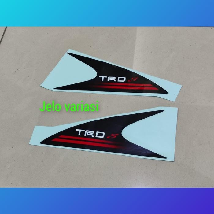 Sticker TRD Depan Spion Mobil Toyota Agya / Ayla Sticker TRD