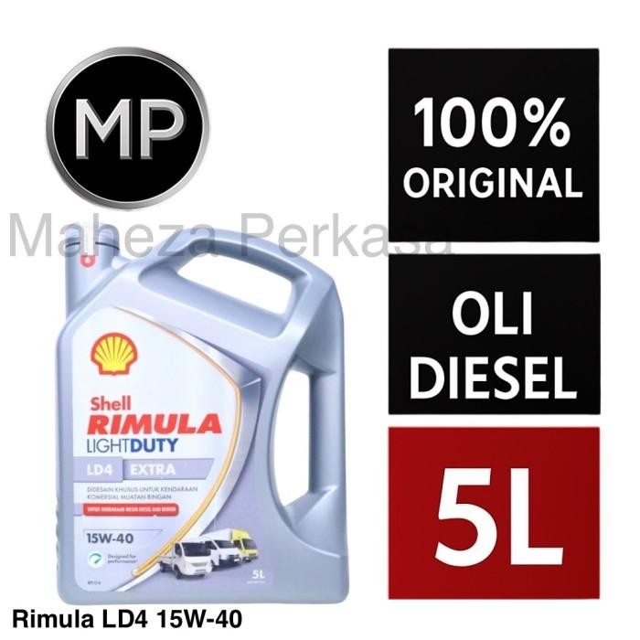 Oli Mesin Diesel Shell Rimula LD4 15w40 5Liter Rimula Original Murah