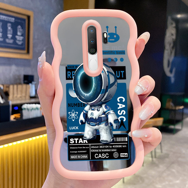 Casing HP Untuk OPPO A5 2020 A9 2020 Case Astronot NASA Macaron Softcase Silikon lunak Kasing Kesing