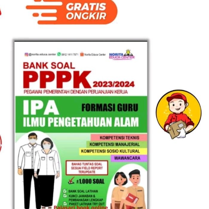 Buku Bank Soal PPPK FORMASI GURU IPA Ilmu Pengetahuan Alam TERBARU