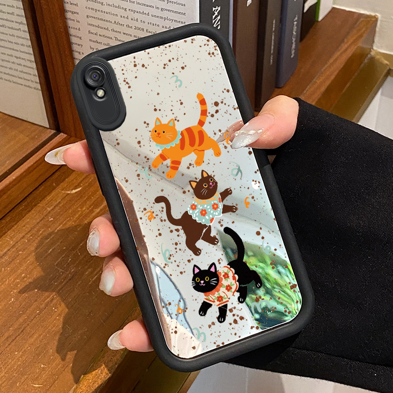 Casing Hp Xiaomi Redmi 9A Redmi 9i Redmi 9T Redmi 9 Power Case Casing pola Kucing lucu Kasing HP Ces