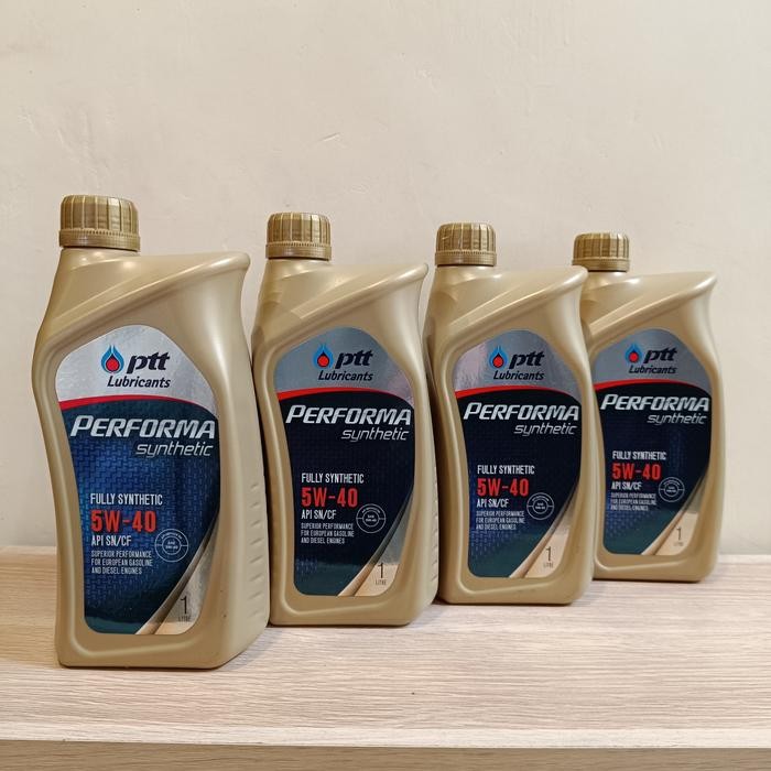 oli PTT 5w-40 Performa Synthetic 5w40 oil mesin mobil motor diesel