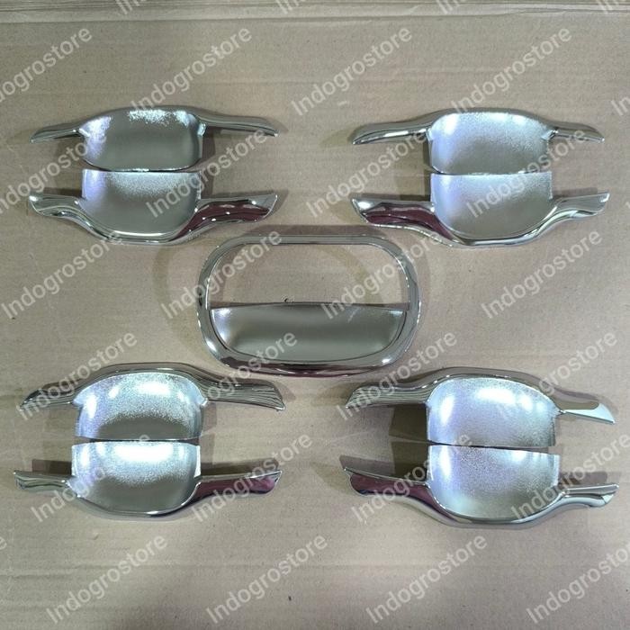 Outer Mangkok Pintu Chrome Mobil Terios Rush Lama 2006 2007 2008 2009 2010 2011 2012 2013 2014 2015
