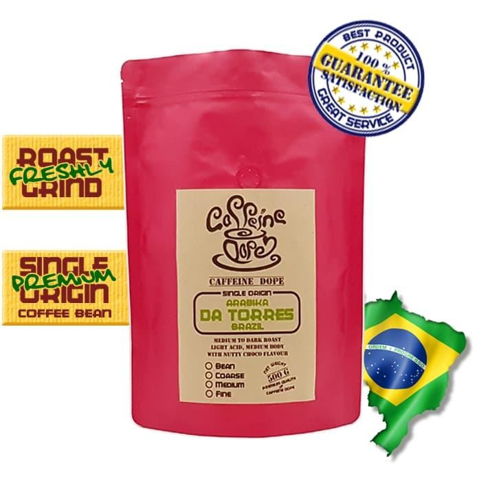 

Kopi Arabika Da Torres Brazil 500 Gr - Bean/Biji & Ground/Bubuk
