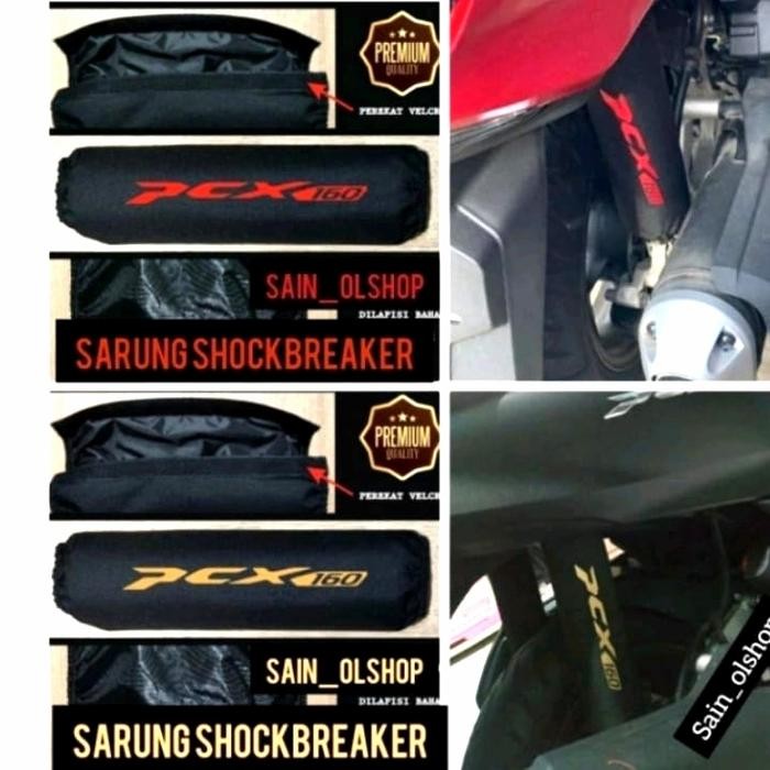 cover shock breaker belakang pcx 160