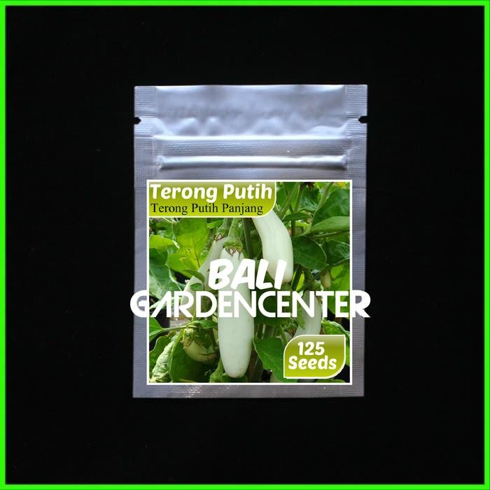 BENIH BIJI TERONG PANJANG PUTIH - TERONG PUTIH UNGGUL