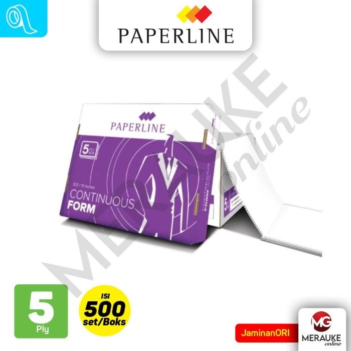 

Continuous Form Paperline 5 Ply K5 Prs P/W (500 Set Per Box) Kode 707